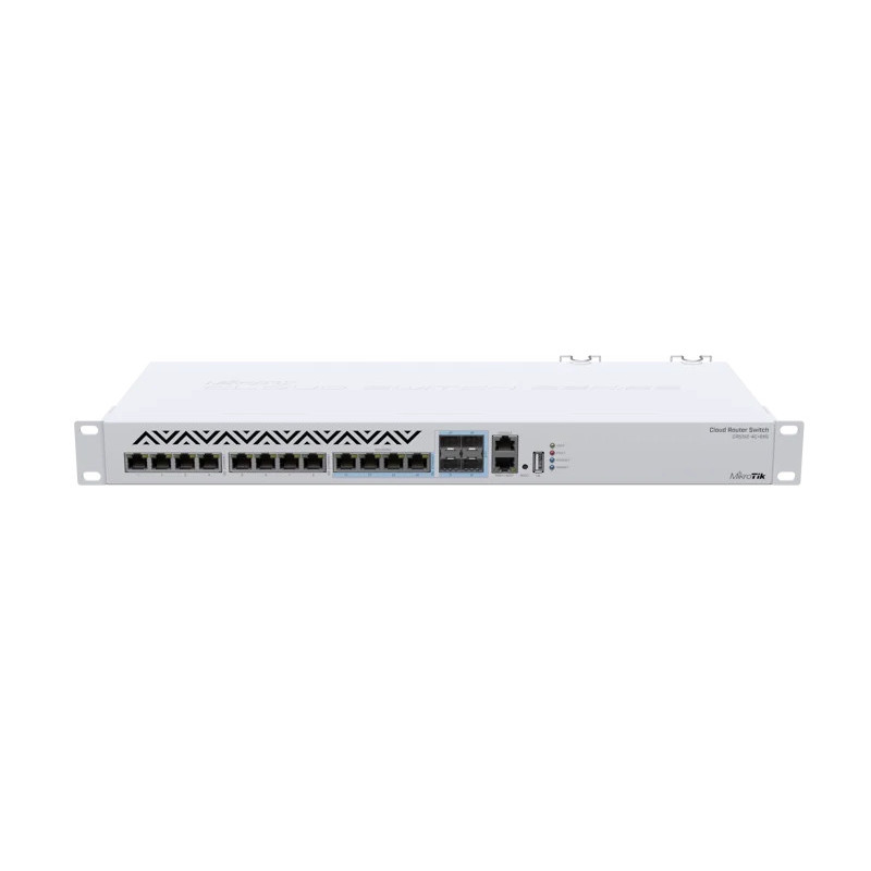 Switch Cloud Router Mikrotik CRS312-4C+8XG-RM 8 Port 10G RJ45 4 RJ45/SFP+