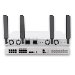 Switch Cloud Router Mikrotik CRS418-8P-8G-2S+5AXQ2AXQ-RM 17 Port Gbe 8PoE 2SFP+ Wi-Fi 6 Dual-band 4x4 MIMO