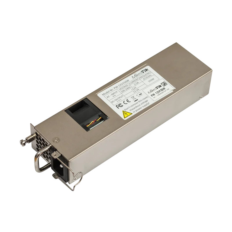 Fuente de alimentación MikroTik 12POW150 12V 150W Hot swap PSU