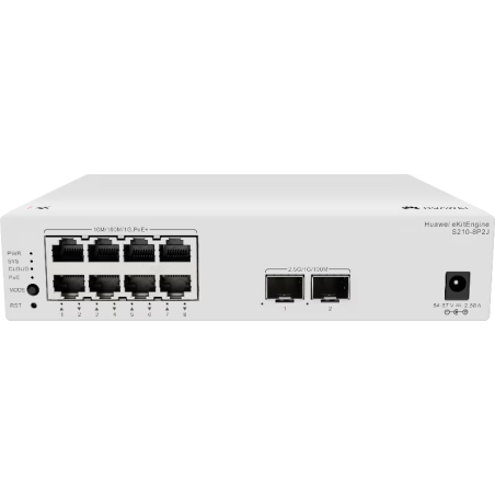 Switch Huawei eKit S210-8P2J 8 Port Gigabit 2SFP POE 124W
