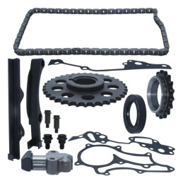 Kit Distribucion Toyota Hilux 2400 22R RN105 RN85 1989-1998 Cadena 96E 9pza Toto