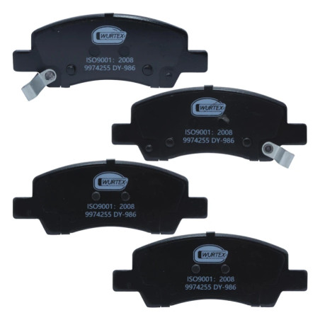 Juego Pastillas Freno DEL SM Hyundai ATOS 1100 G4HG 2019-2022 Wurtex
