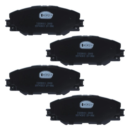 Juego Pastillas Freno DEL SM Toyota Rav4 2000 2500 2ARFE 3ZRFE Wurtex