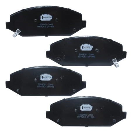 Juego Pastillas Freno DEL SM Jac REFINE 2800 HFC4DA1 2009-2020 Wurtex