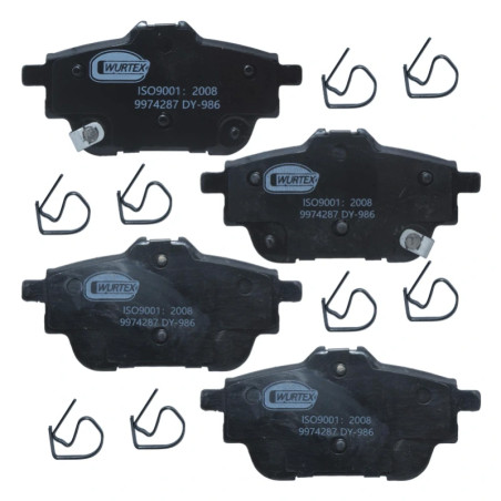 Juego Pastillas Freno POS SM Nissan SENTRA 2000 MR20DE B16X 2007-2019 Wurtex