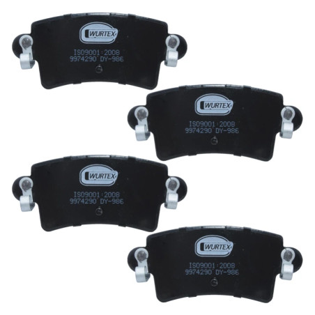Juego Pastillas Freno POS SM Renault MASTER II 2500 G9U 2007-2013 Wurtex