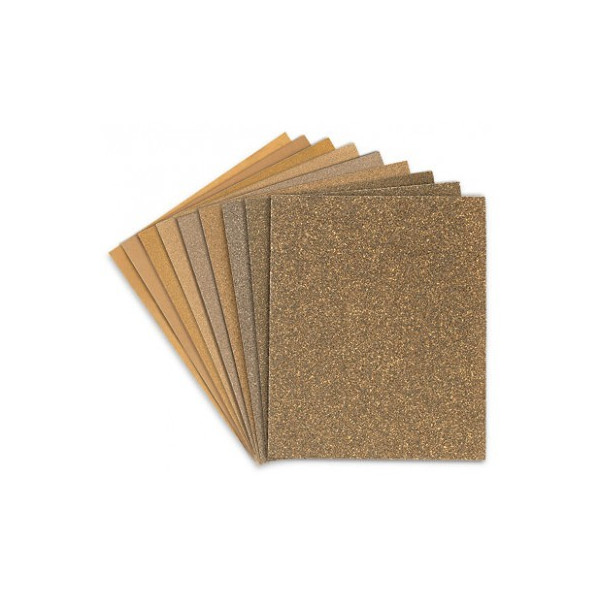  Surtido de papel de lija de 10 piezas para madera :  Herramientas y Mejoras del Hogar