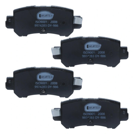 Juego Pastillas Freno POS SM Mazda CX5 2000 PEVPS 2012-2018 Wurtex