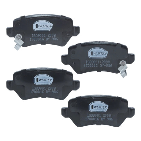 Juego Pastillas Freno Dongfeng DFSK Glory 580 SFG15T SFG18 POS Wurtex