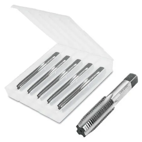  Machos 1/8" x40h NC RoscaStandar UNC AceroHSS Truper 11415 5.423729 Machos 1/8" x40, 1Pieza, 3Canales Cuerda STD, Acero de Alta