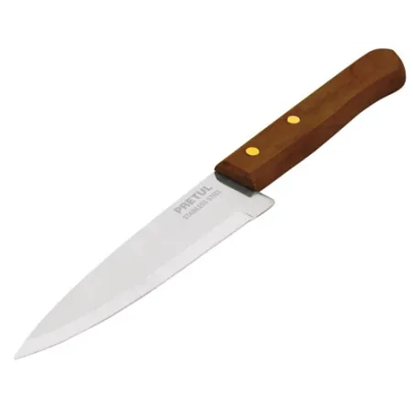  Cuchillo de Chef 5" mango de Madera, acero inoxidable, CUCH-M51 23079 Pretul 3.813559 Cuchillo de Chef 5" mango de Madera, acer