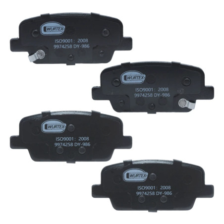 Juego Pastillas Freno POS SM Hyundai SANTA FE 2400 G4KE DM 2013-2017 Wurtex
