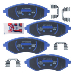 Juego Pastilla Freno Chevrolet Aveo Spark Matis III F14D3 F16D3 B10S B12D1 F8C 2006-2018 DEL Ceramica STP