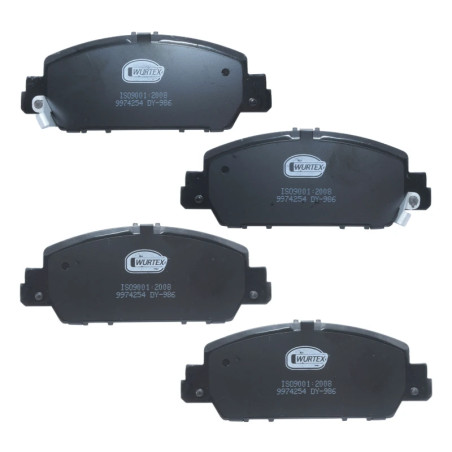 Juego Pastillas Freno DEL SM Honda Accord HRV D16 K24Z  Wurtex