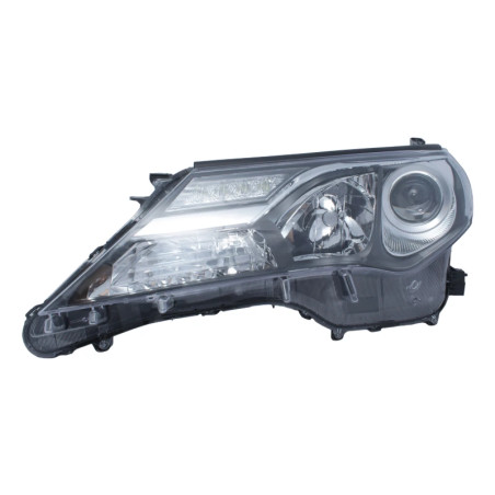 Faro Delantero IZQ Toyota RAV4 2AZFE 3ZRFE Negro Led 2013-2015 Depo