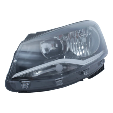 Faro Delantero IZQ Volkswagen Gol CFZA DOBLE AS Negro 2013-2016 OEM