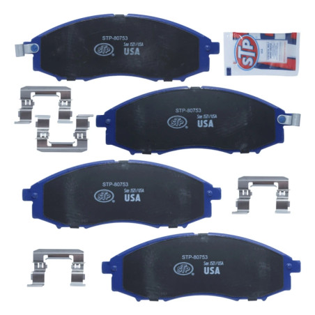 Juego Pastillas Freno Nissan Frontier Pathfinder KA24DE YD25DDTI TD27 ZD30DDTI D22 1997-2013 Ceramica STP