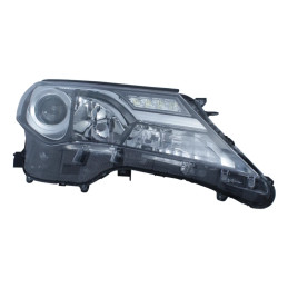 Faro Delantero DER Toyota RAV4 2AZFE 3ZRFE Negro Led 2013-2015 Depo
