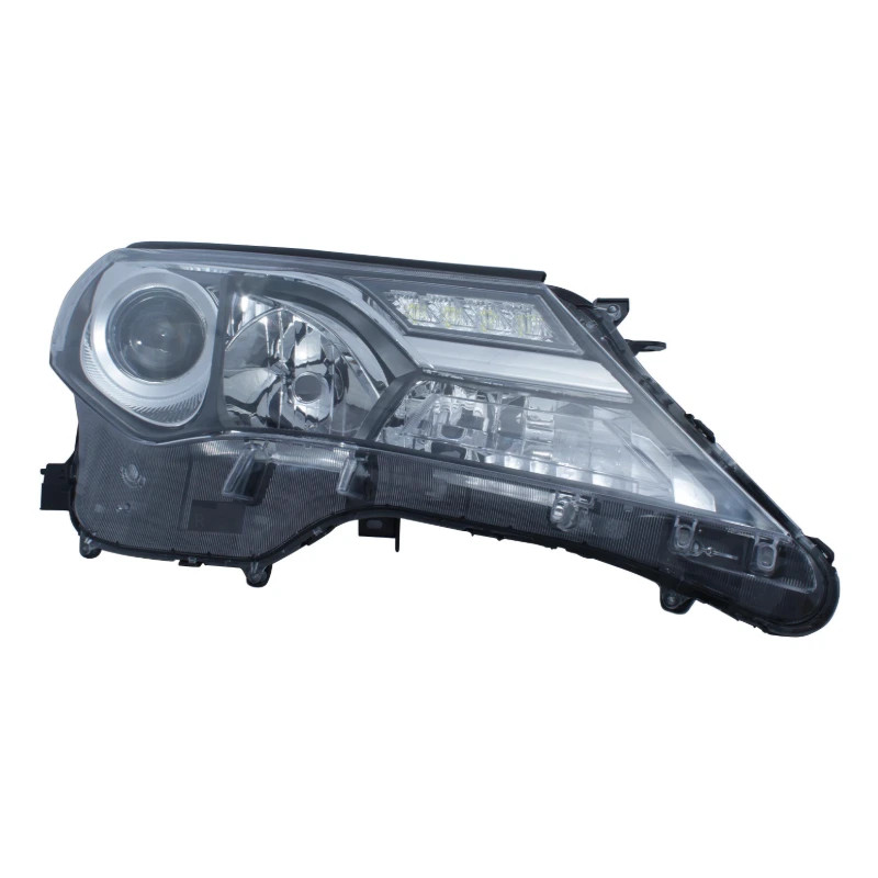 Faro Delantero DER Toyota RAV4 2AZFE 3ZRFE Negro Led 2013-2015 Depo