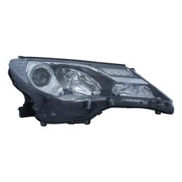 Faro Delantero DER Toyota RAV4 2AZFE 3ZRFE Negro Led 2013-2015 Depo
