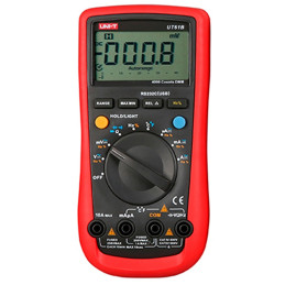 Multimetro Digital UNI-T UT-61B Autorango DC1000V AC750V 10A Resistencia Capacitancia Frec Temp Diodo Continuidad