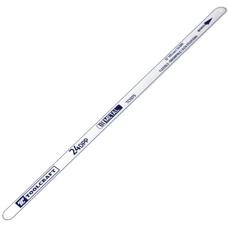 Hoja de Sierra 12" 24Dpp Segueta Bimetalica Toolcraft TC1979