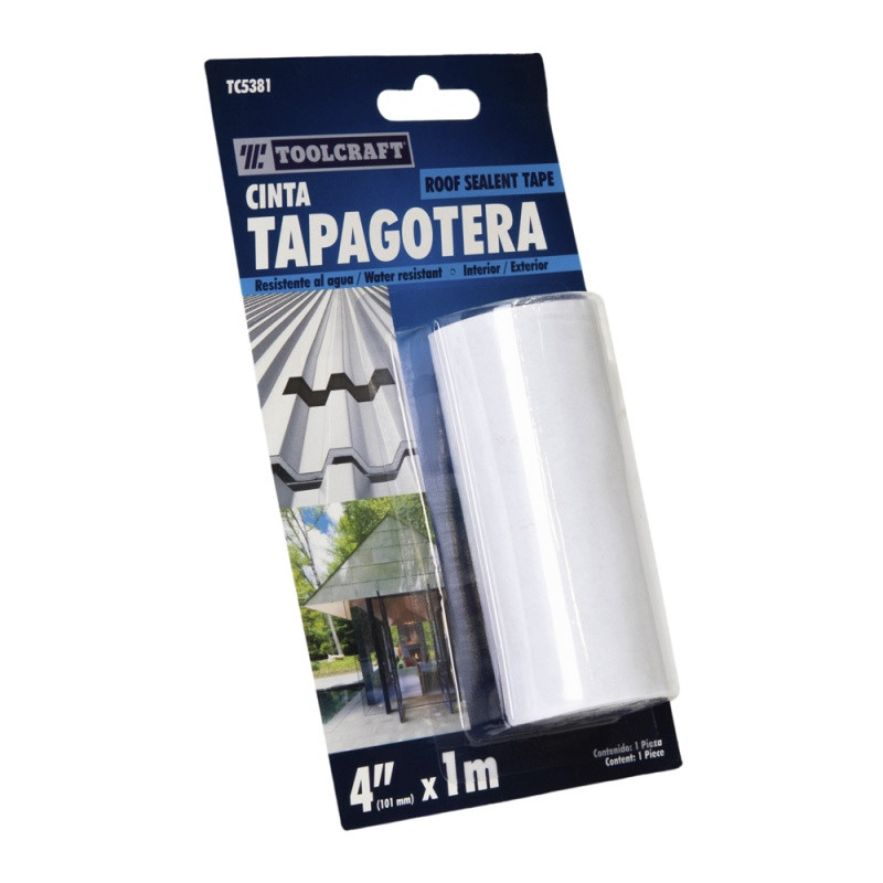 Cinta Tapagotera 4" x 1m Toolcraft TC5381