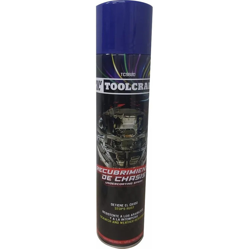 Undercorting Spray 650ml Recubrimiento Chasis DetieneOxido Toolcraft TC5820