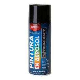 Pintura en Spray Negro Alta Temperatura 400ml Toolcraft TC3603