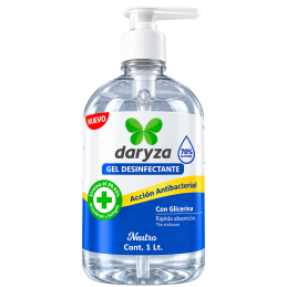 Gel Desinfectante 1L Neutro Antibacterial, 30469 Daryza