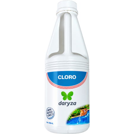 Cloro 7.5% Hipoclorito de Sodio 1 Litro, 446 Daryza
