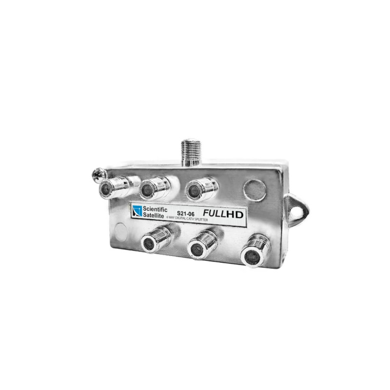 Splitter Digital CATV de 6 Vias S21-06/S SCIENTIFIC