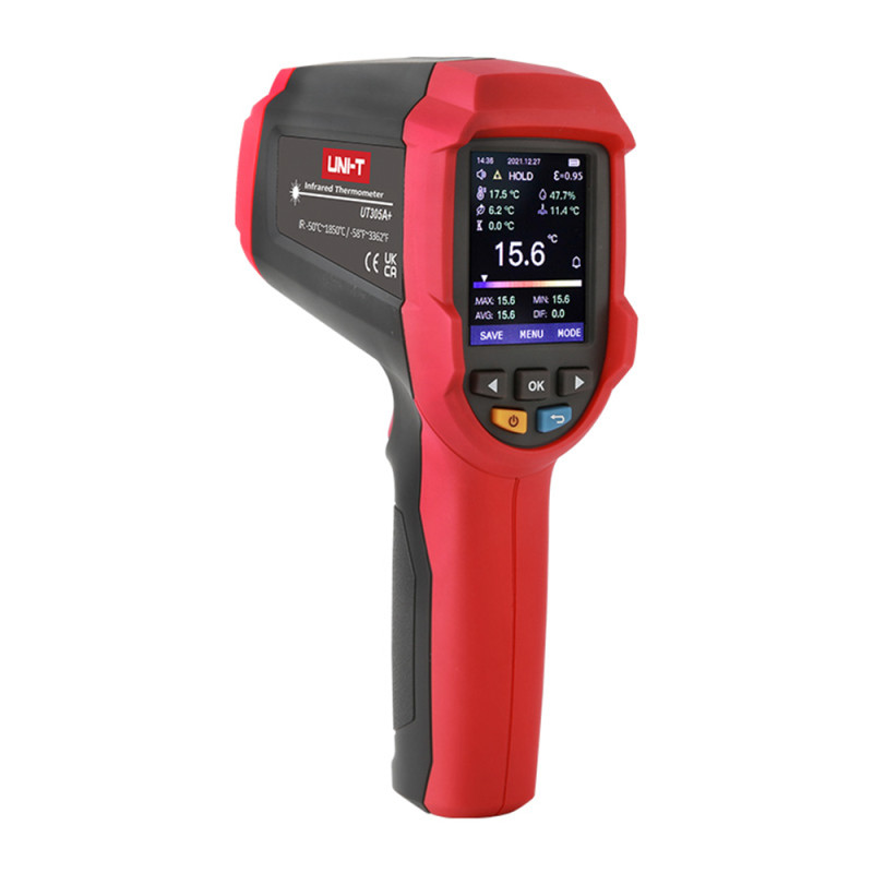 Termometro Infrarojo UNI-T UT305A+ Industrial -50-1850G USBC Recargable