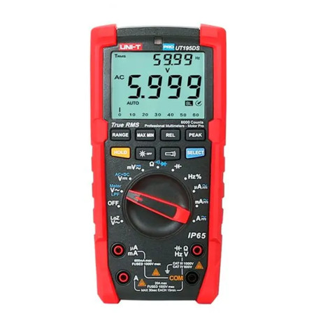 Multimetro Digital UNI-T UT-195DS True RMS 1000v Res Cap Frec Temp