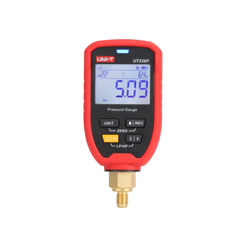 Manometro de Vacio Digital UNI-T UT336P BAR PSI KPA MPA SAE 1/4″ BT IP54