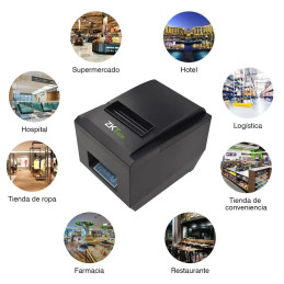 Ticketera Impresora Térmica para Sistema de Facturación USB ZKTECO ZKP8005