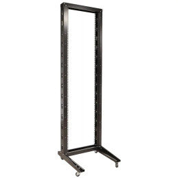 Rack 42U Vidrio Templado Negro ZKTECO ZKRACK-6642S