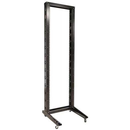 Rack 42U Vidrio Templado Negro ZKTECO ZKRACK-6642S