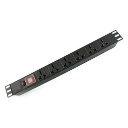 PDU Supresor de Picos 6 Tomas 15A ZKTECO ZKPDU-6U