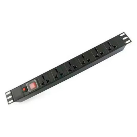 PDU Supresor de Picos 6 Tomas 15A ZKTECO ZKPDU-6U