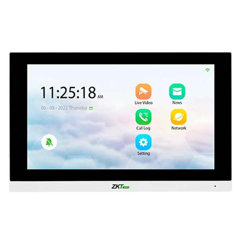 MONITOR 7'' LCD HD ZKTECO VT07-B01-W