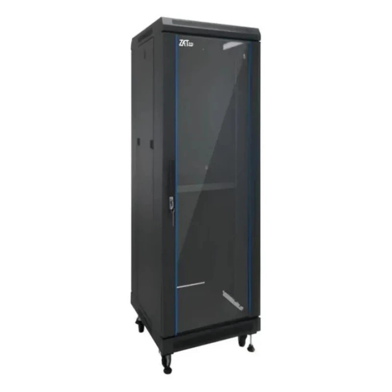 Gabinete de Piso 19" 42U Acero 600×600×2000mm ZKTECO ZK-R42U-6642S