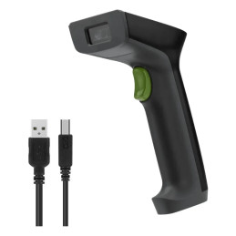Escáner Lector de Código de Barras 1D Cableado USB ZKTECO ZKB101S