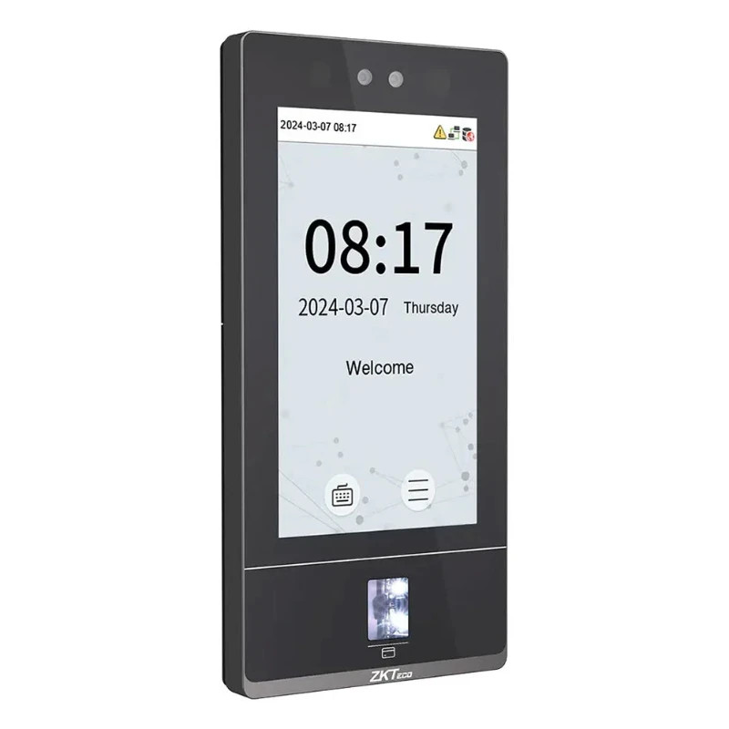 Control de Acceso con Lector de Huella, Rostro, Tarjeta y PIN ZKTECO SENSEFACE 7A
