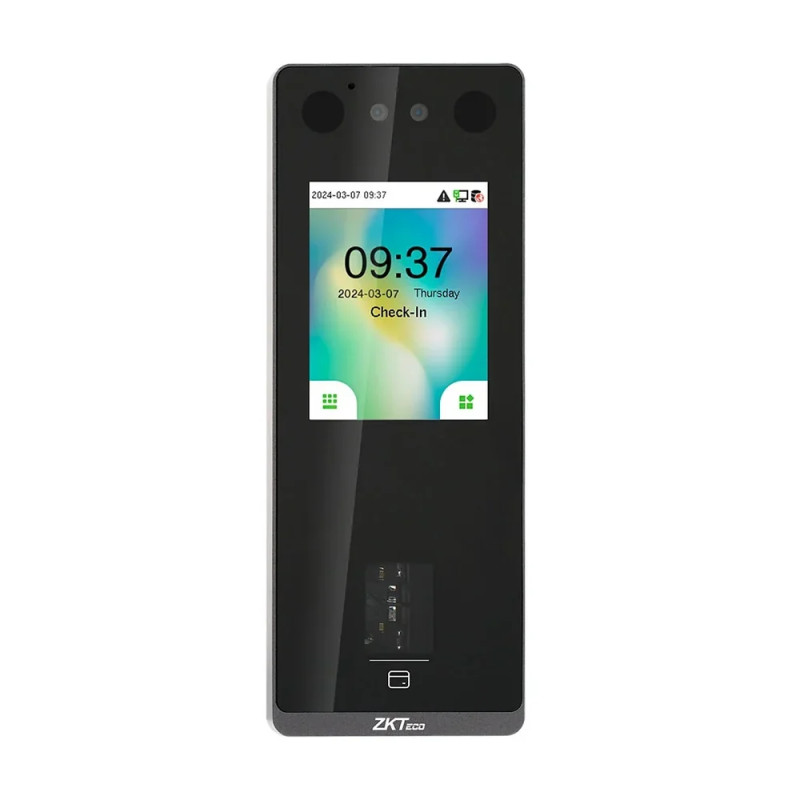 Control de Acceso con Lector de Huella, Rostro y Tarjeta ZKTECO SENSEFACE 3A
