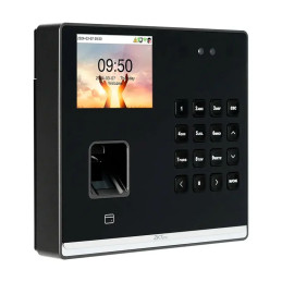 Control Biometrico de Acceso y Asistencia Huella Rostro Tarjeta y Contraseña, Batería ZKTECO SENSEFACE M2F-LR