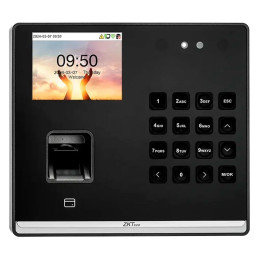 Control Biometrico de Acceso y Asistencia Huella Rostro Tarjeta y Contraseña, Batería ZKTECO SENSEFACE M2F-LR