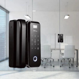 Cerradura Inteligente WIFI Izquierdo con Lector de Huella, Tarjeta MIFARE, PIN ZKTECO GL300W/L