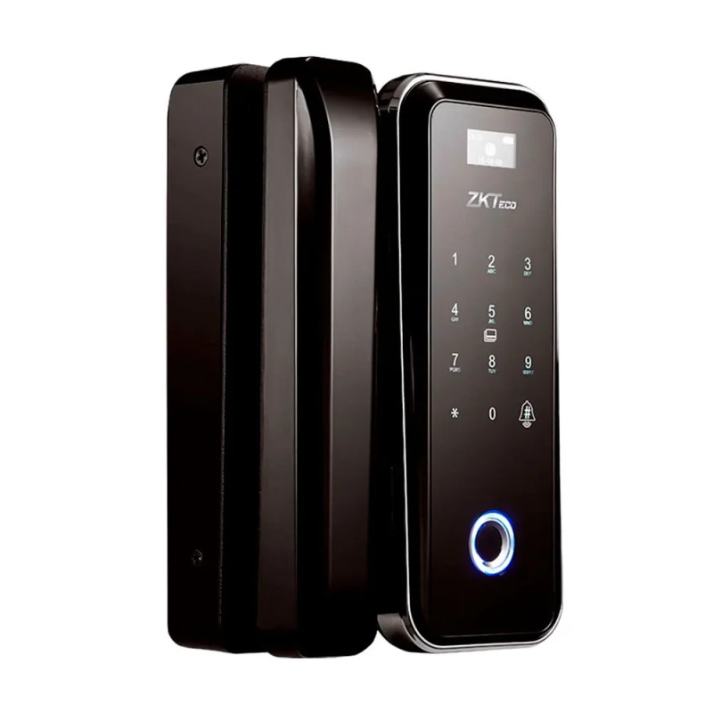 Cerradura Inteligente WIFI Izquierdo con Lector de Huella, Tarjeta MIFARE, PIN ZKTECO GL300W/L