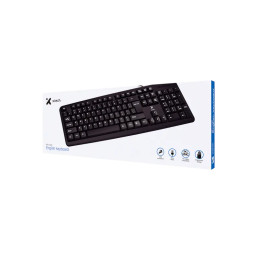 Teclado USB XTK-092E Estandar 1.35m Xtech ID222XTK31